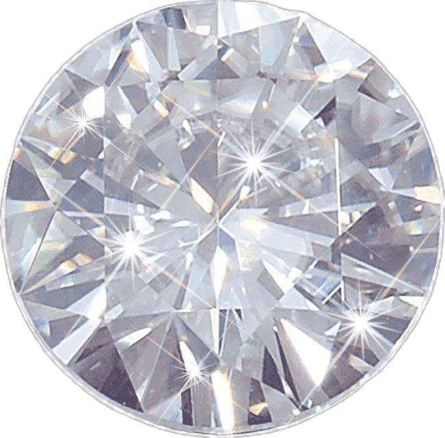 Polished diamond illustration representing the finished Verne jewelry identity